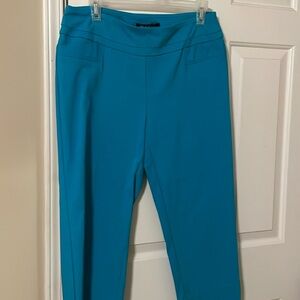 Turquoise capris